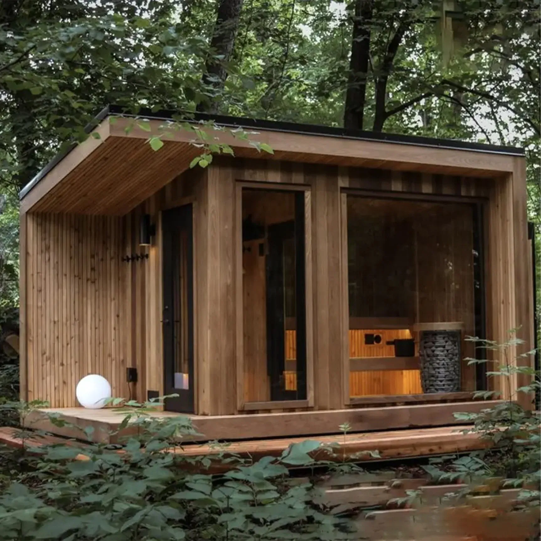 Luxury Customizable Dry Sauna Cabin with Color Options