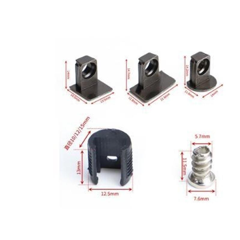 Minimalist Gun Black Laminate Support Cabinet Activity 3-in-1 Connector Zinc Alloy Hidden 2-in-1 Laminate Drag