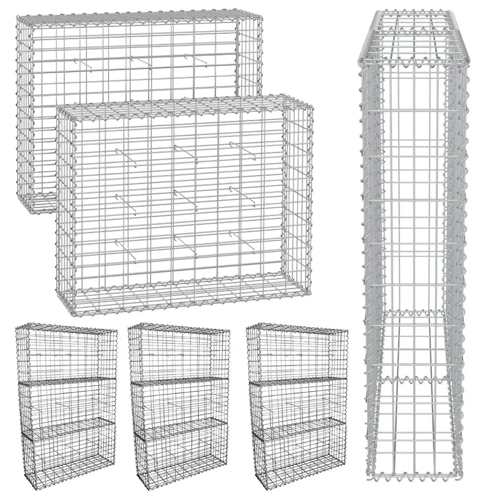 Heavy Gauge Galvanized Welded Gabion for Outdoor Landscape Lawn, Patio