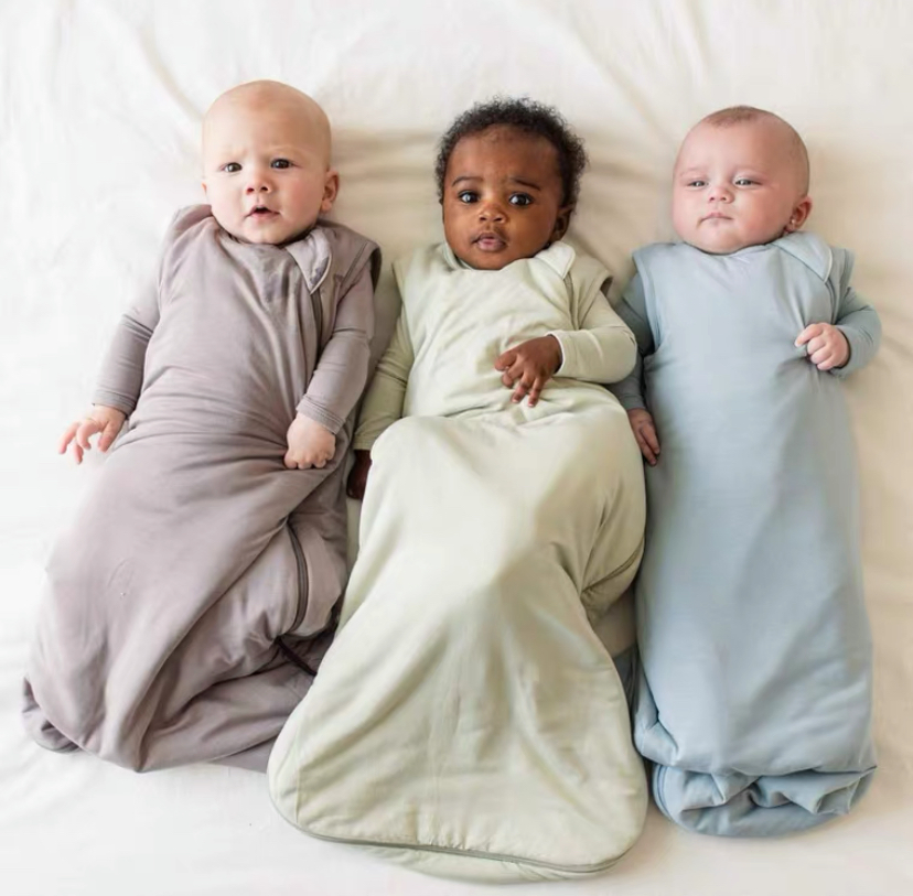 Factory Wholesale Price Bamboo Baby Sleeping Bag Kids Pajamas Children Anti-Kicking Quilt