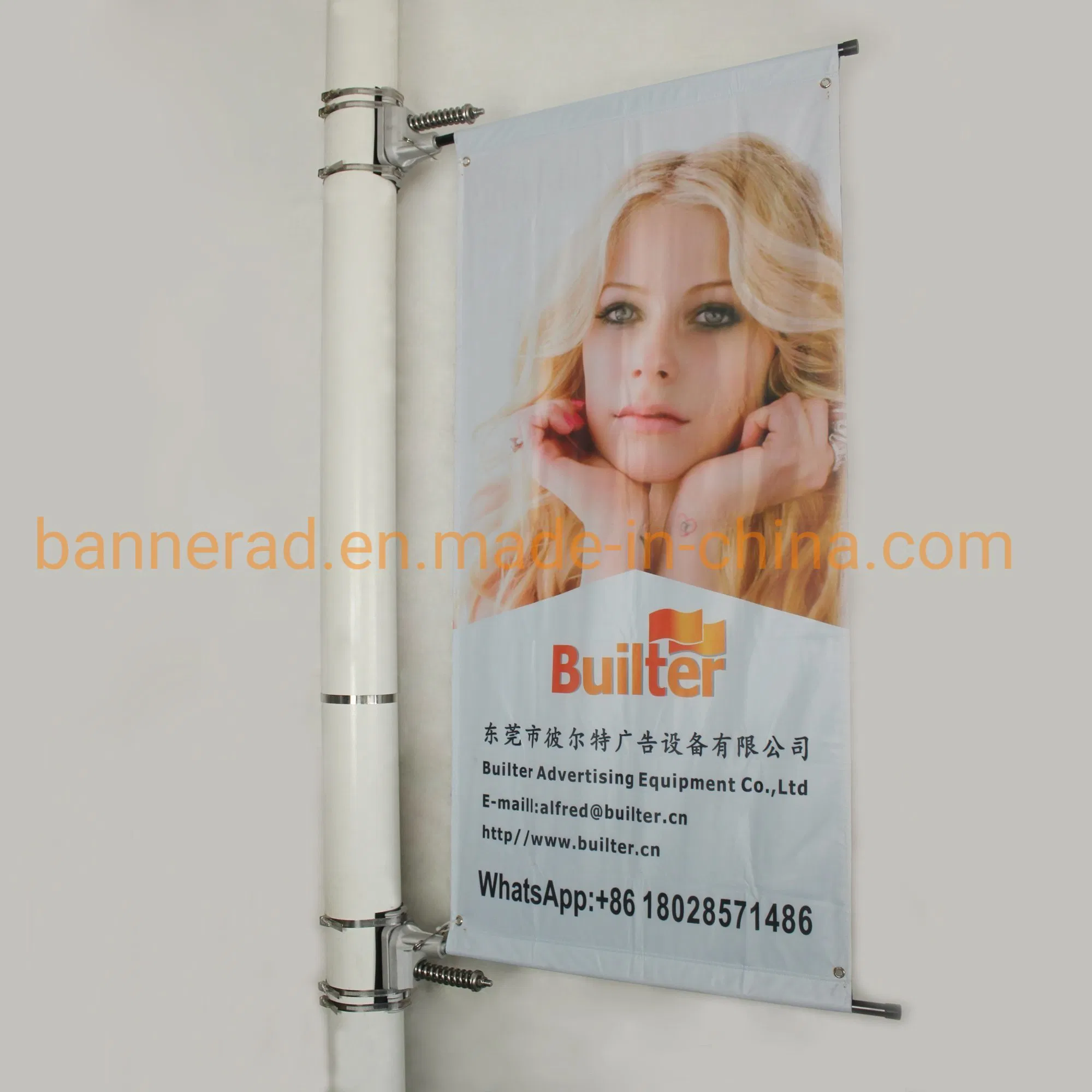 Outdoor Street Light Pole Advertising