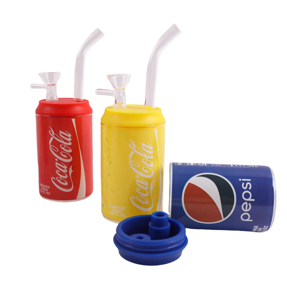 Soft Drink Cans Metal Smoke Shop Glass Tobacco Smoking Pipes Accessory Hookah Tools