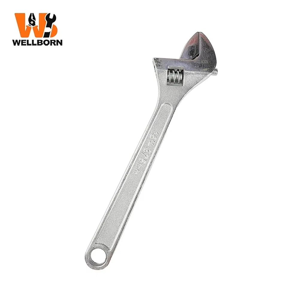 Гаечный ключ разводной усиленный Wellborn B-008