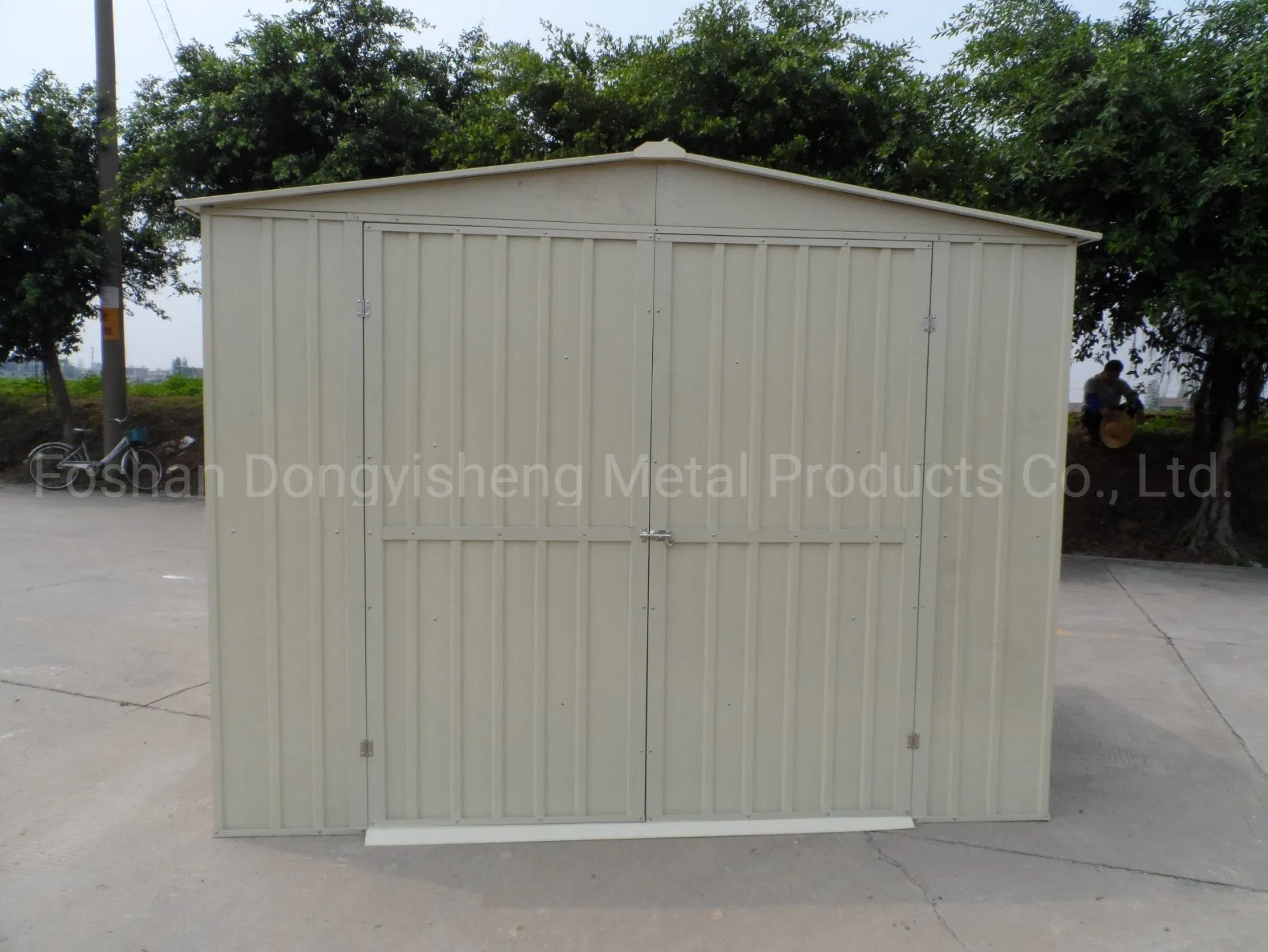 Steel Outdoor Garden Storage Shed Tool Utility Backyard Lawn (RDS2600-C2)