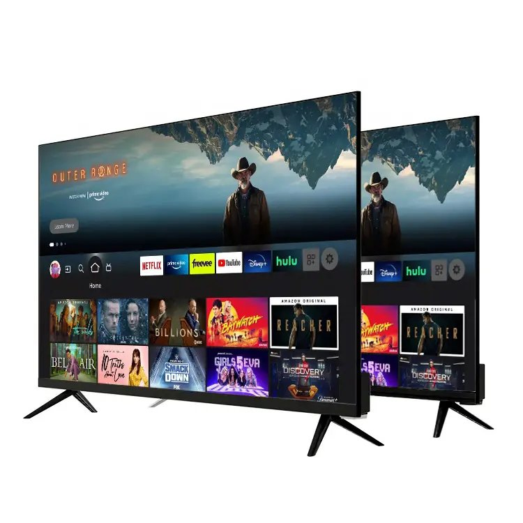 Телевизор 50 дюймов 4K UHD Smart Vidaa, безрамочный