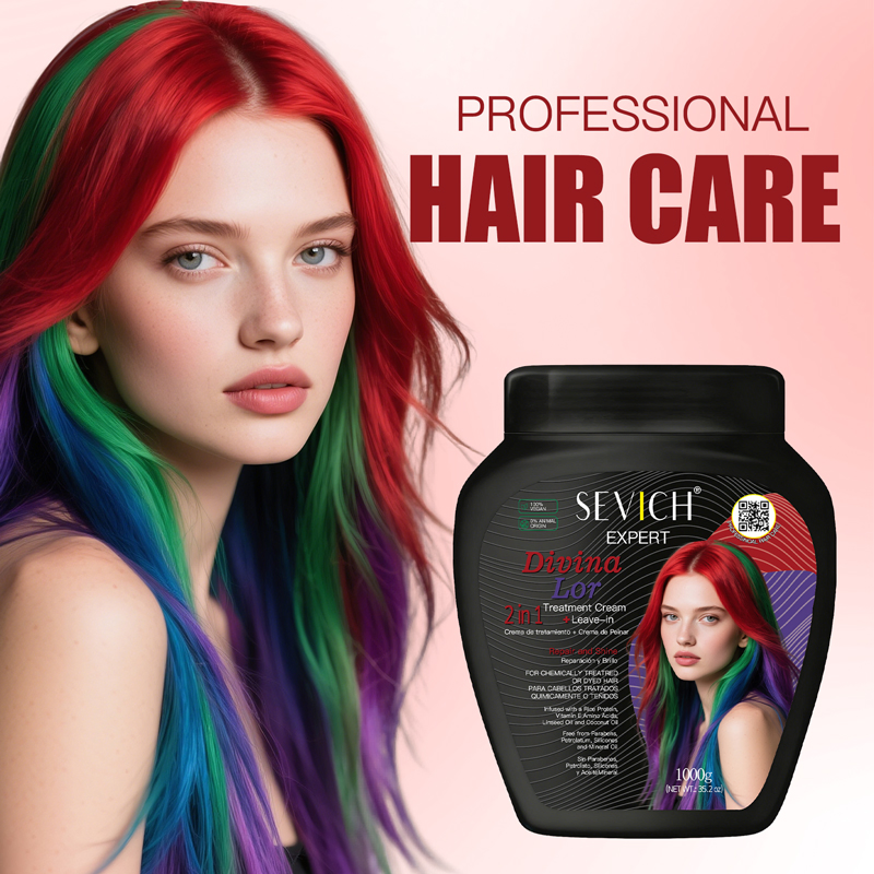 Sevich Leave in Hair Conditioner Custom Salon Professional Keratin Deep Conditioner Hair Repair Sulfate Free Hair Mask Cream