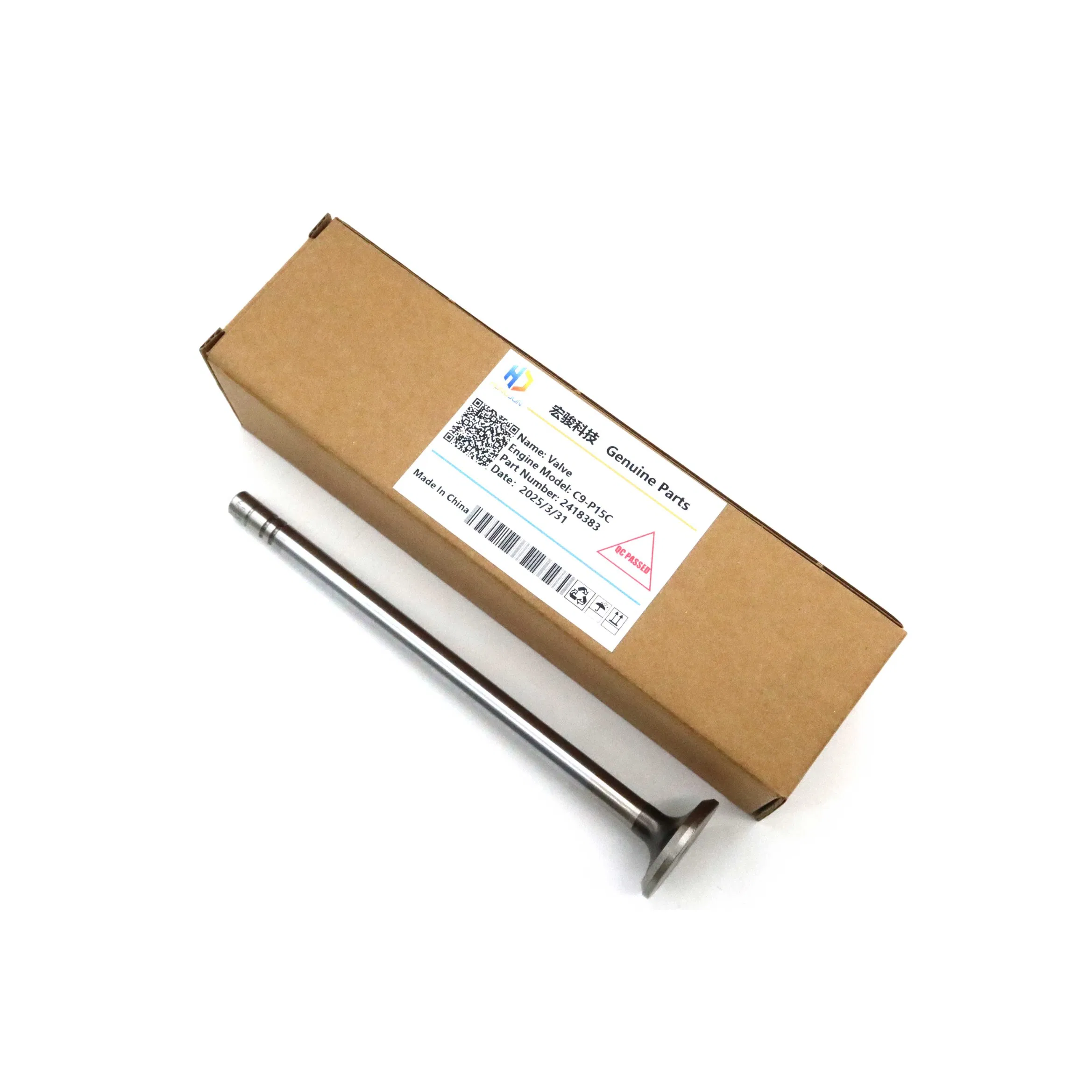 Впускной и выпускной клапан 2418383 для дизельного двигателя Cat C9-P15c