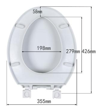 Kj-841am Round Fast Close, Simple and Easy to Clean