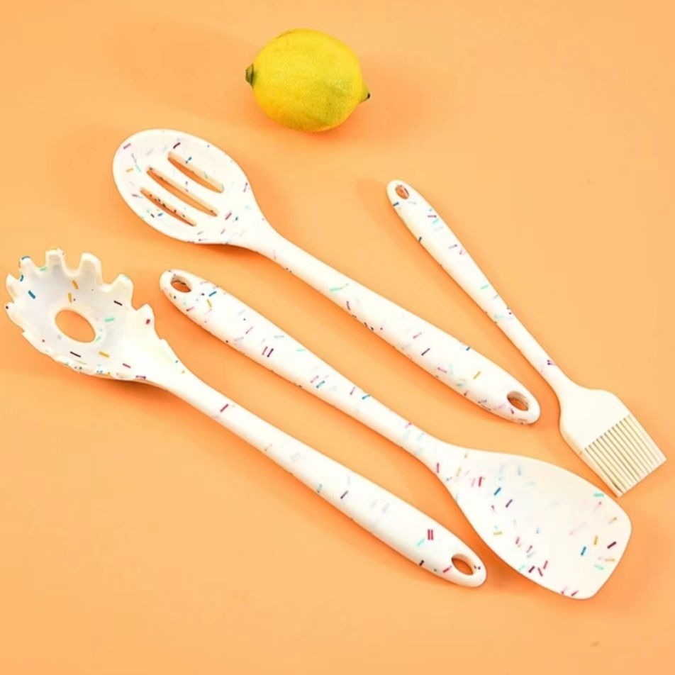 Colorful Food-Grade Silicone Kitchen Utensils - 11 Pieces
