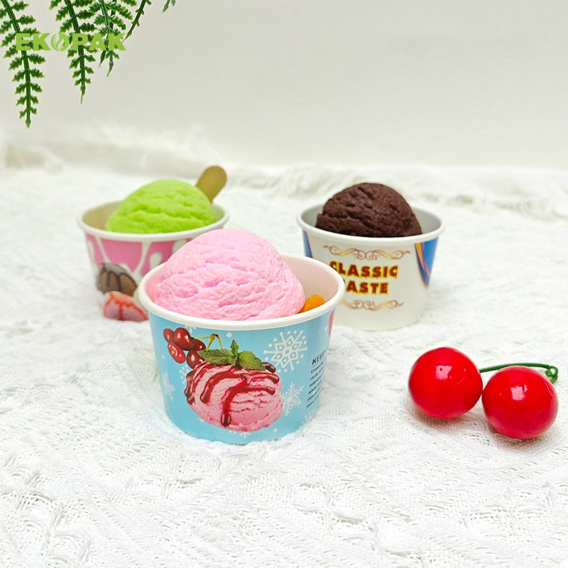 Food Grade Double PE Low Price Paper Ice Cream Cup