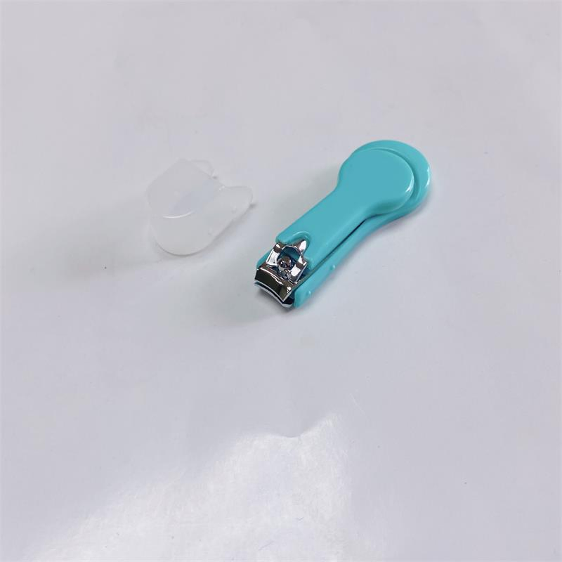 Safety Baby Infant Toe Finger Nail Clipper Cutter with Plastic Catcher and Cartoon Pattern