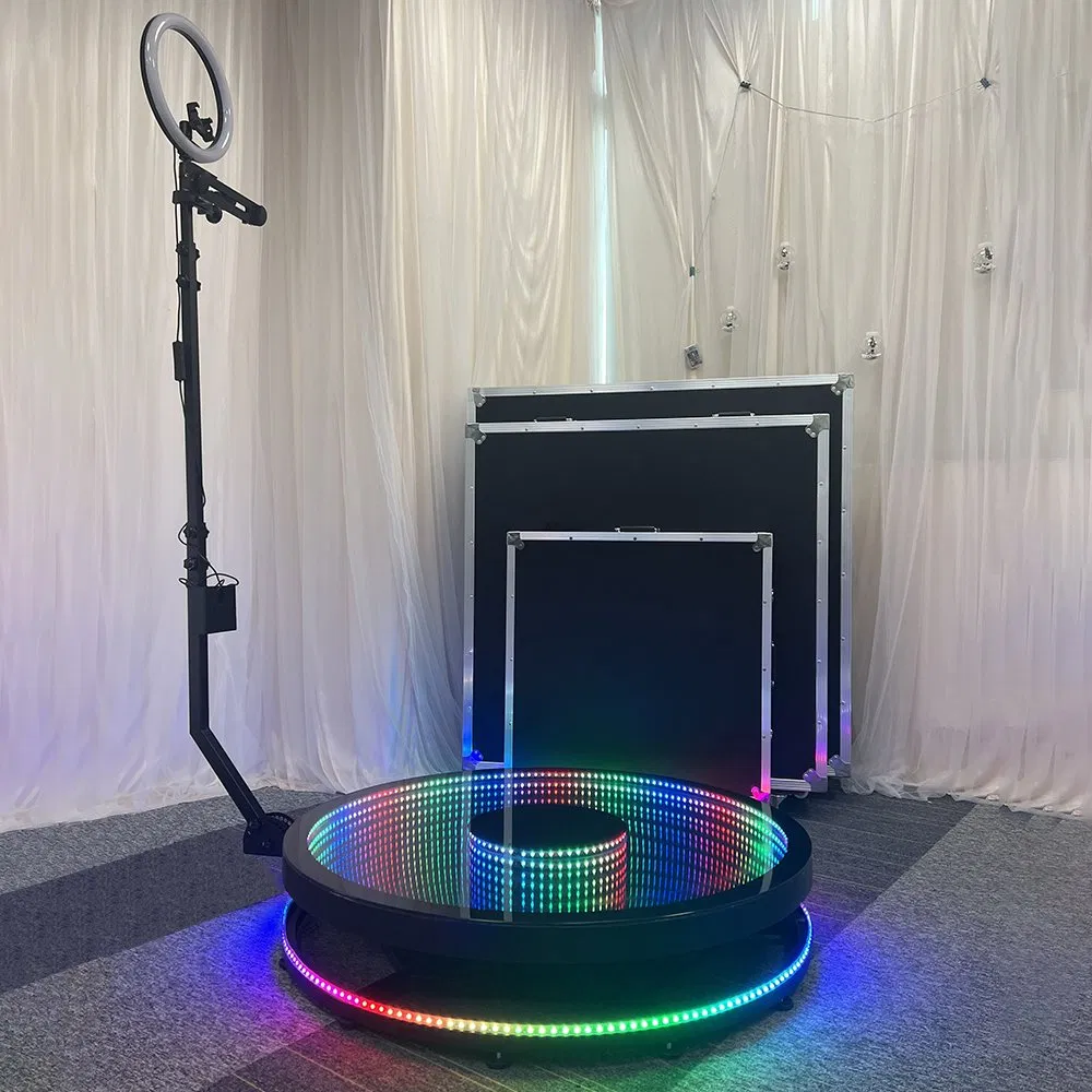 360 Degre Portable Photobooth Fill Light Machine Camera Selfie Video Free Accessories Automatic Spin 360 Photo Booth