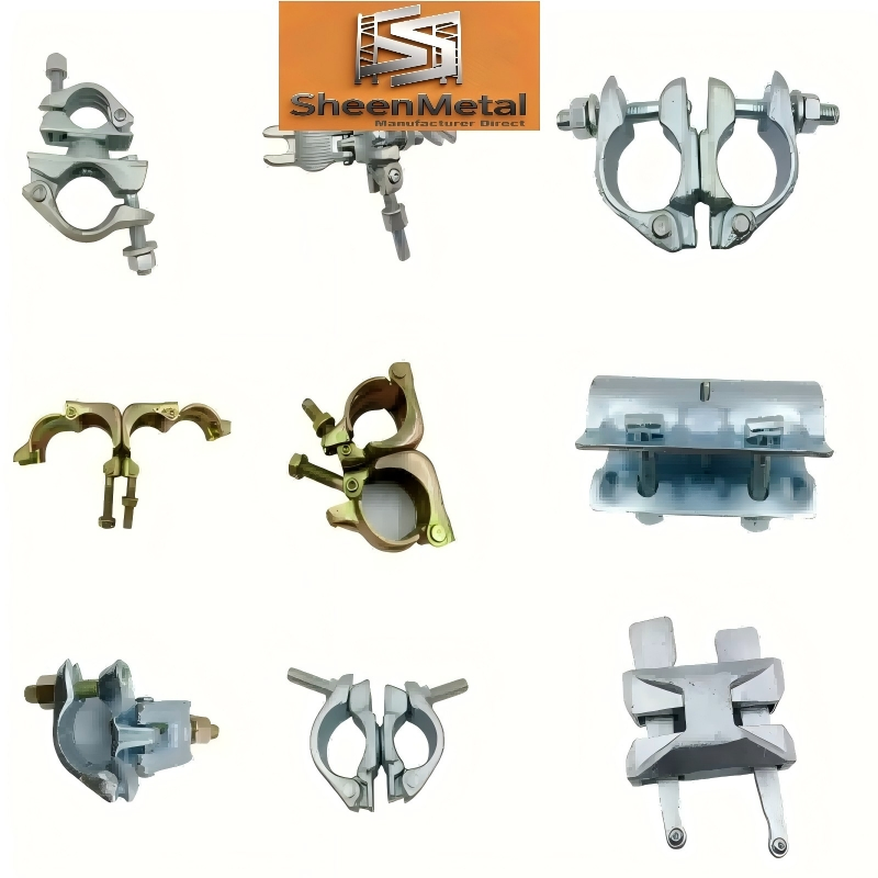 China Pressed Forged Material Double Clamp Scaffolding Coupler Fastener Swivel Scaffold Coupler for Construction Material