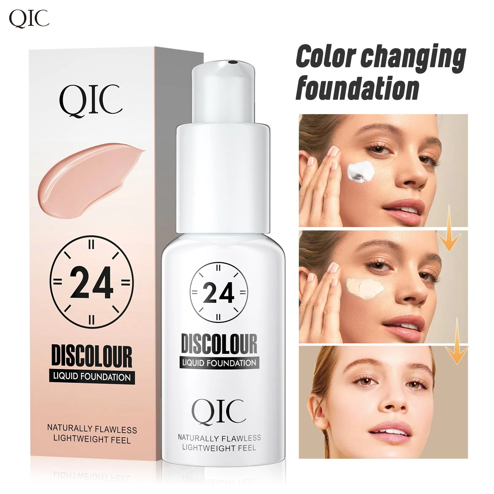 Private Label Cruelty Free Waterproof Long Lasting Full Coverage Matte Liquid Foundation