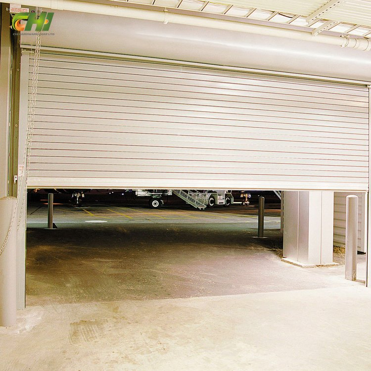 Automatic Vertical Aluminum Plastic Polycarbonate Rolling Shutter Door Fiberglass Stainless Steel Roll up Door