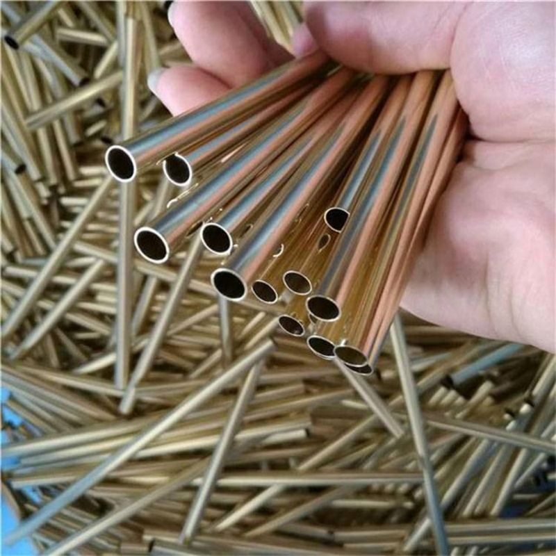 Factory Price C11000 C12200 ASTM B8 Seamless Copper Pipe Brass Tube Copper Tube Pipe Cutting Processing Manufacturers Air Conditioning Copper Pipe