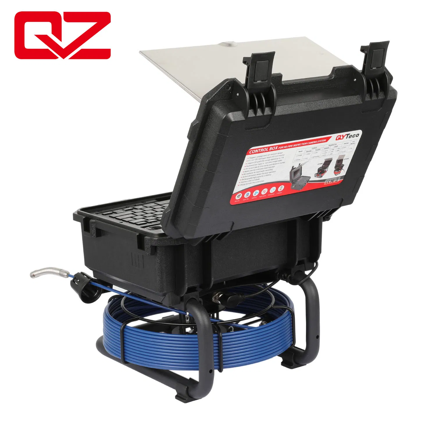 Support Max. 1tb SD Card or USB Storage Under Water Well Industrial Inspection Camera