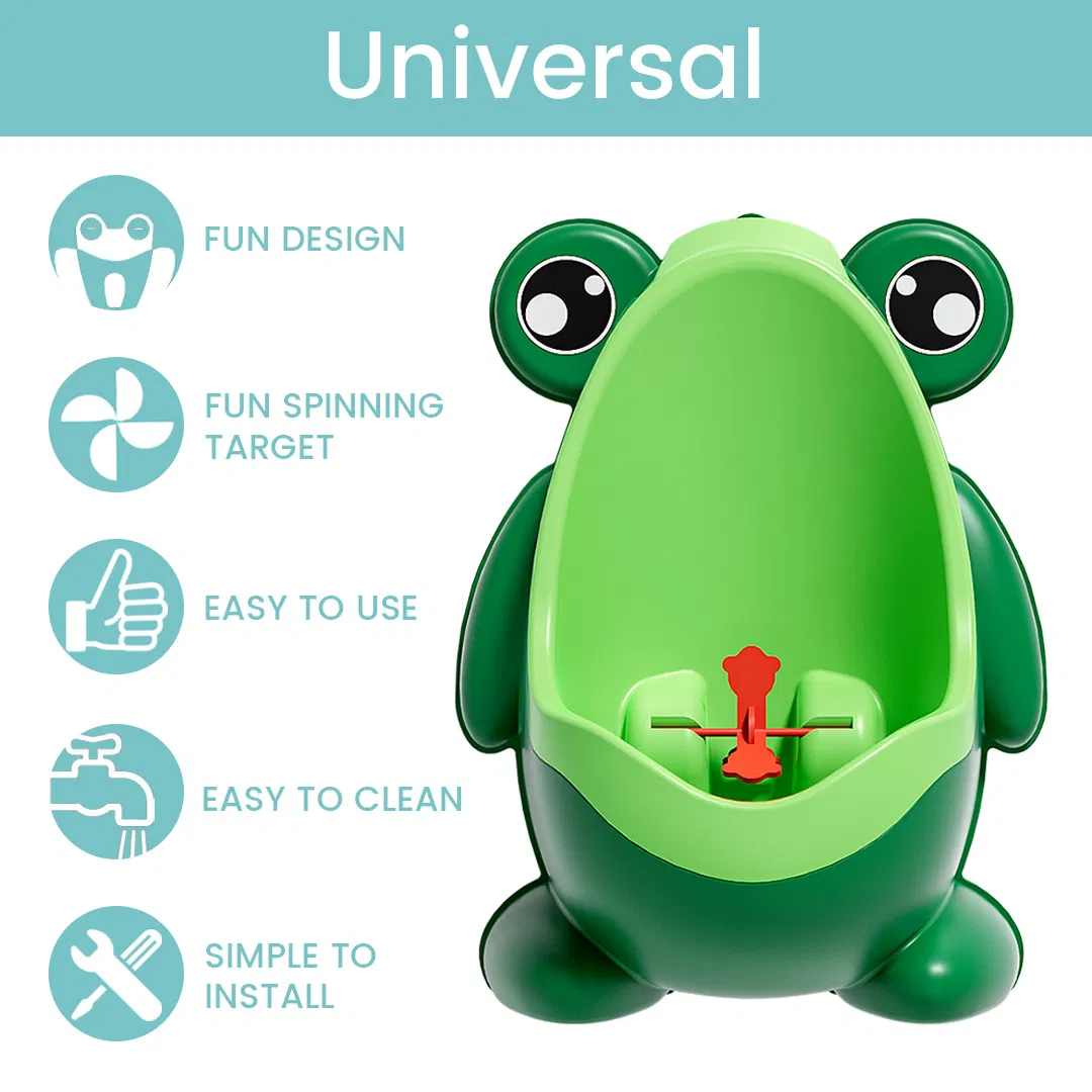 Frog PEE Training for Toddler Boys with Aiming Target