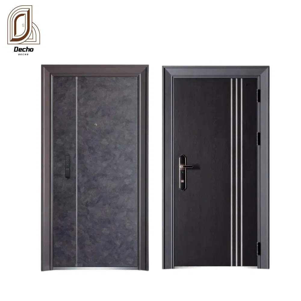 Industry Leading Modern Design High Metal Solid Security Steel Door and Frame