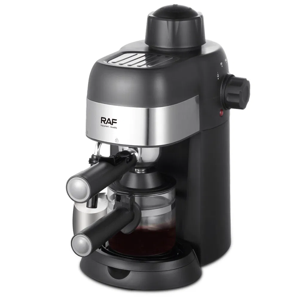 Italian Coffee Machine, Household Small Semi-Automatic High Pressure Steam Milk Foam