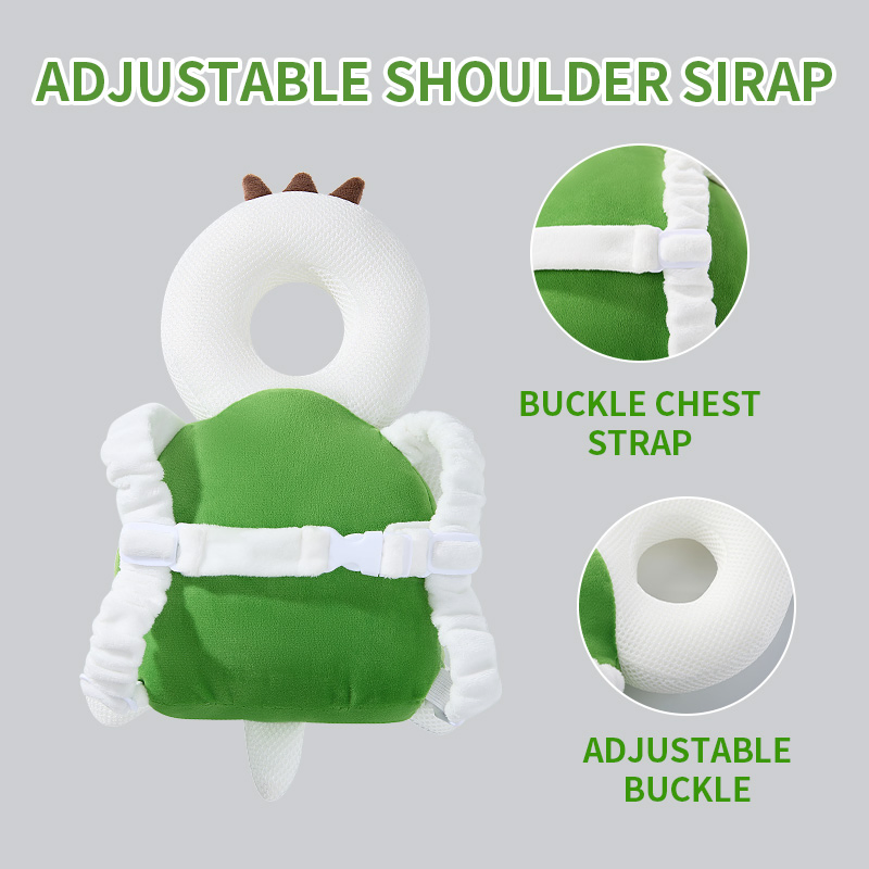 Hot Sale Newborn Baby Head Protection Safety Pad Cartoon Soft Security Cushion Anti-Fall Pillows Turtle Backpack Pillow Baby Products