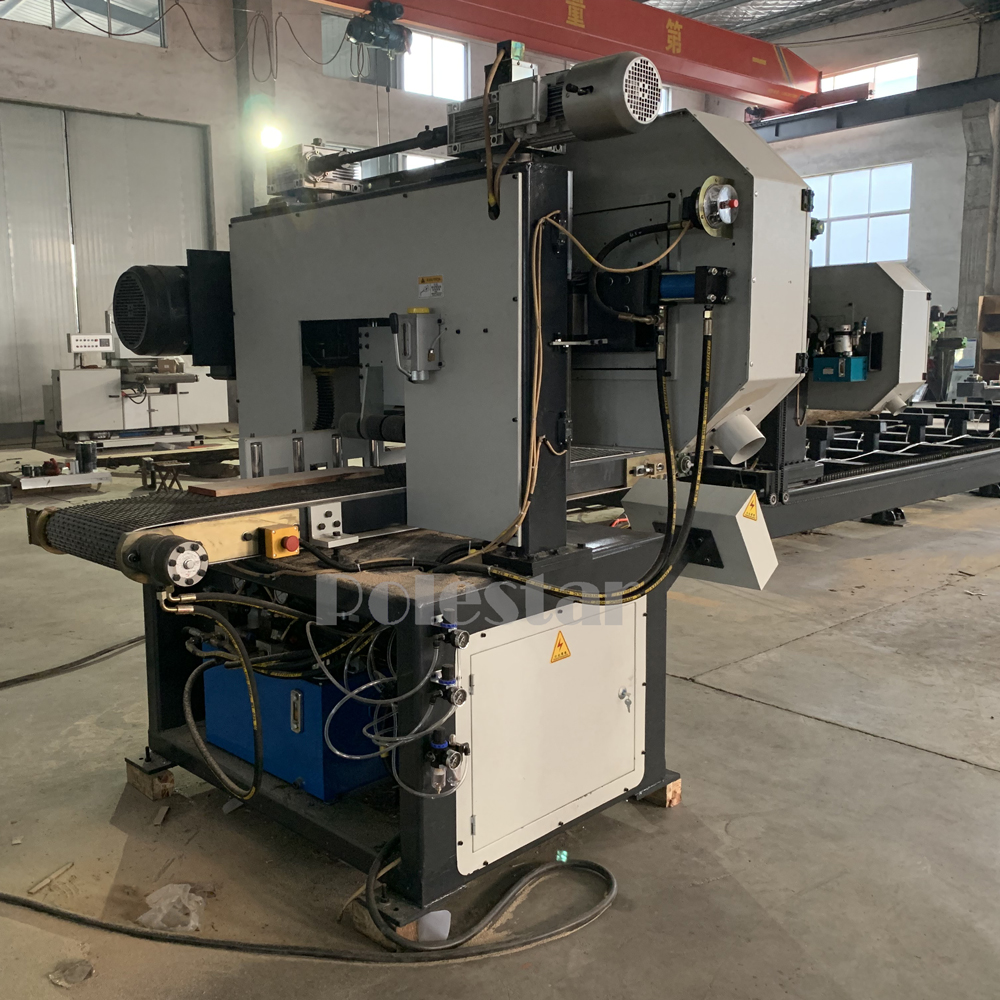 Ленточнопильный станок по дереву горизонтальный с ЧПУ автовозврат