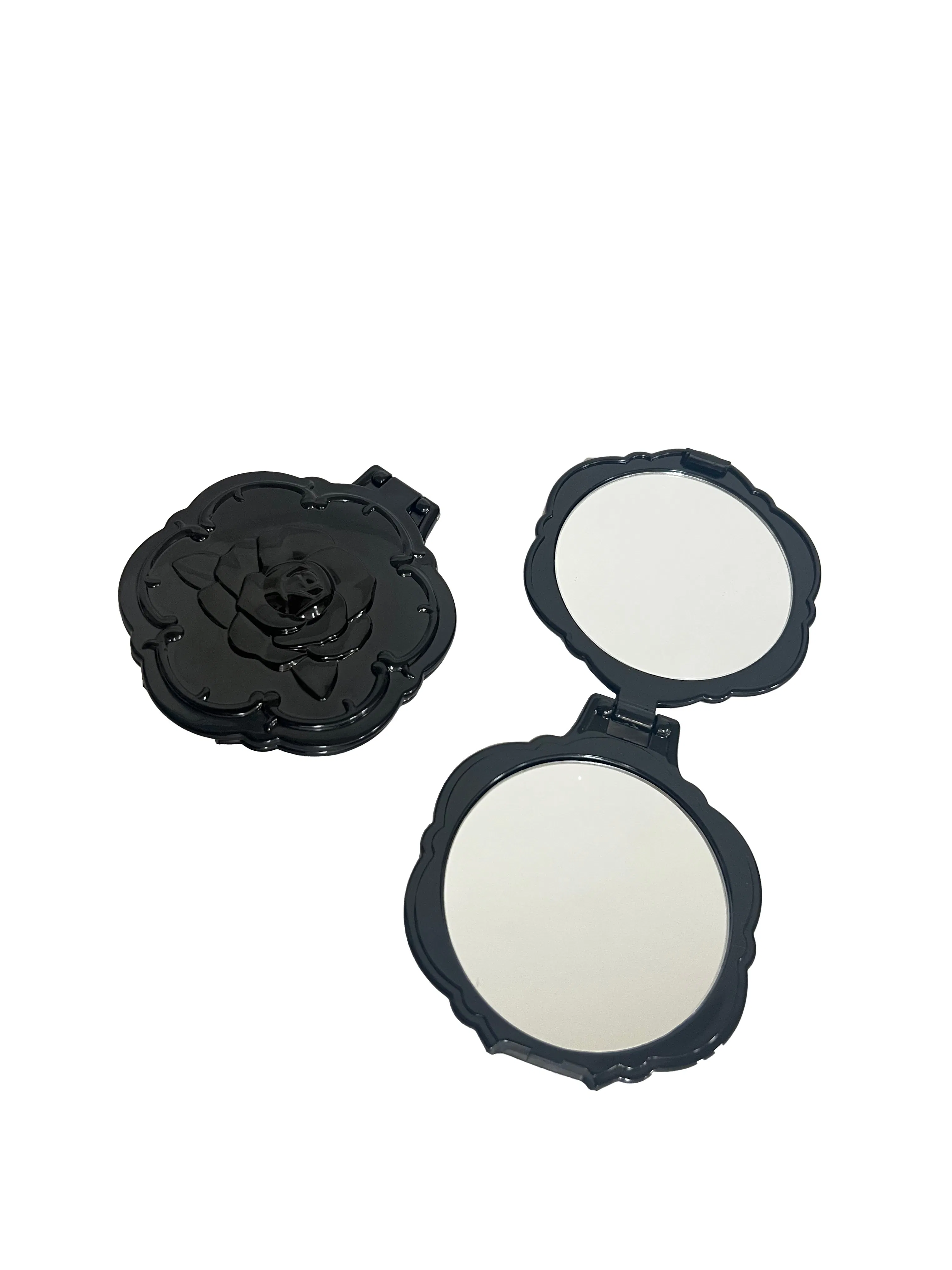 Small Rose Double-Sided Folding Pocket Mirror