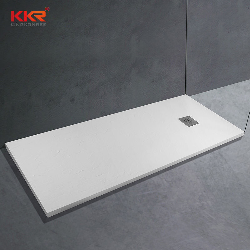 100/120*80mm Customized Size Artificial Stone Shower Tray