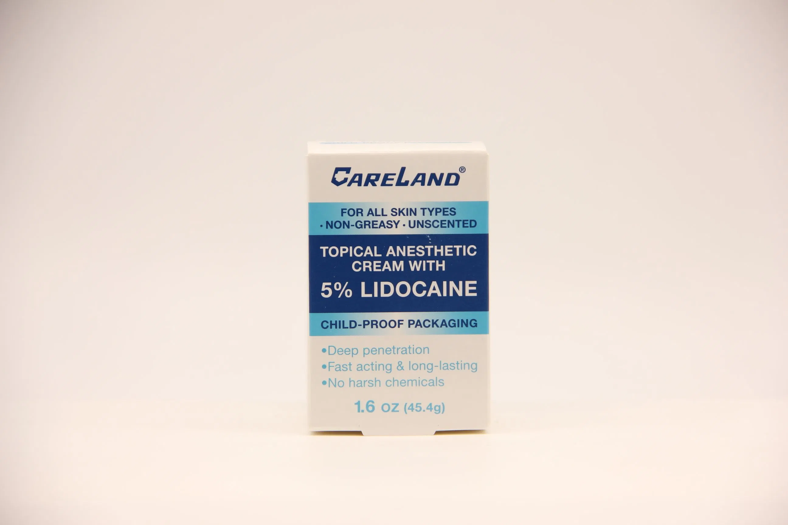 OEM Factory Wholesale OTC 45.4G 5% Lidocaine Numbing Cream for Pain