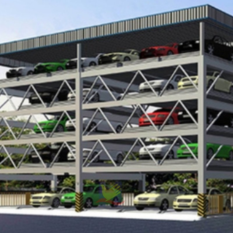 Intelligent Steel Structure Multi-Storey Car Park Garage