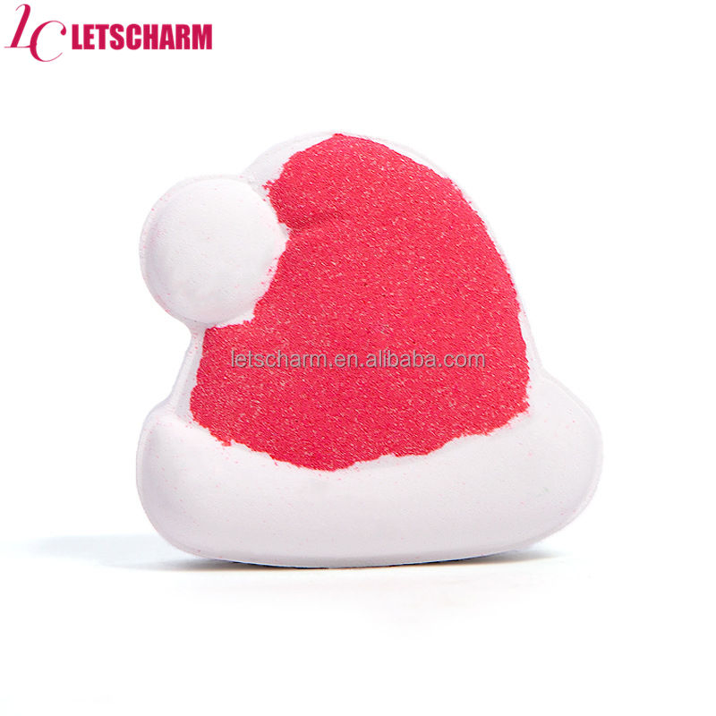 Ls081 OEM/ODM Private Label Christmas Bath Bombs - Festive Holiday Relaxation SPA Gift