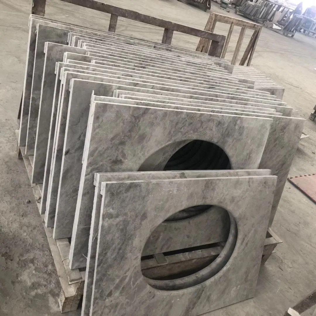 China Manufacturer Wholesale White Precut Kitchen Bathroom Natural Granite Vanity Tops Kitchen Countertops for Projects