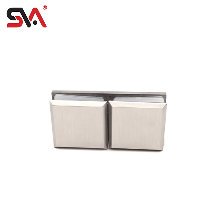 Modern Shower Door Hardware Stainless Steel Glass Connector Corner Clamp