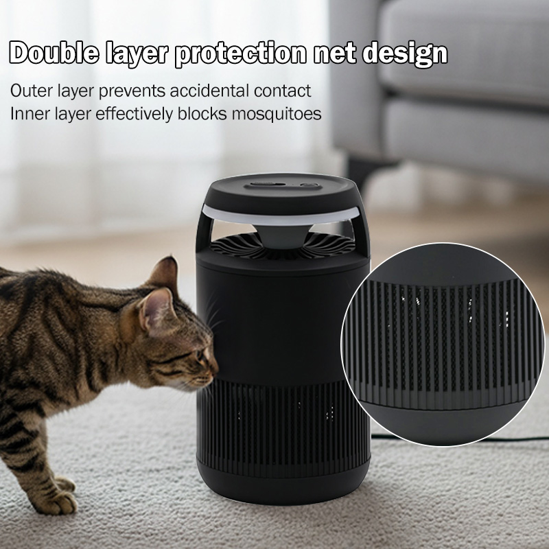 Physical Mosquito Trap Fly Killer Lamp with Protective Grid Effective Odorless Hygienic