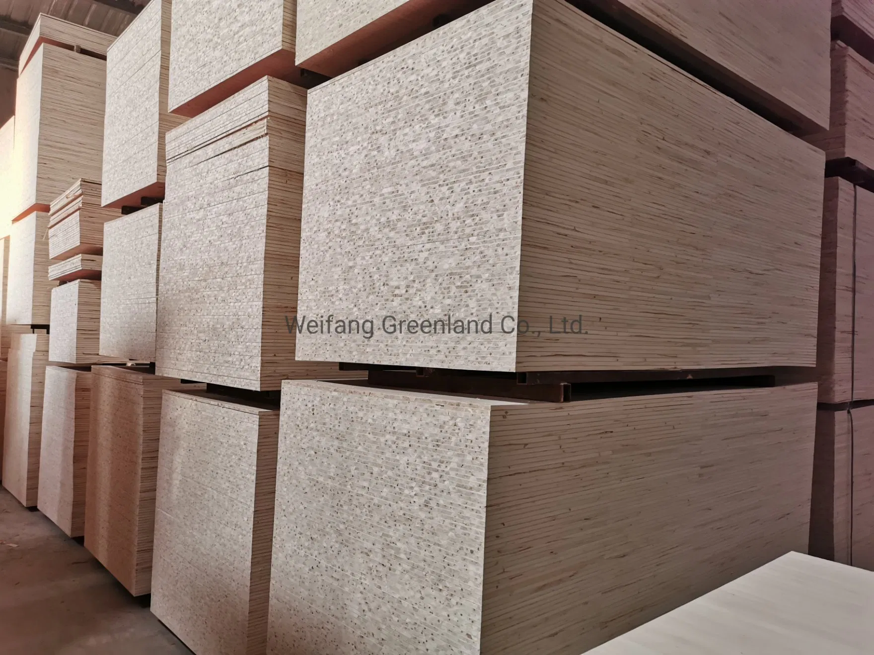 15mm Pine Wood Core Block Board for Construction/Home Decoration