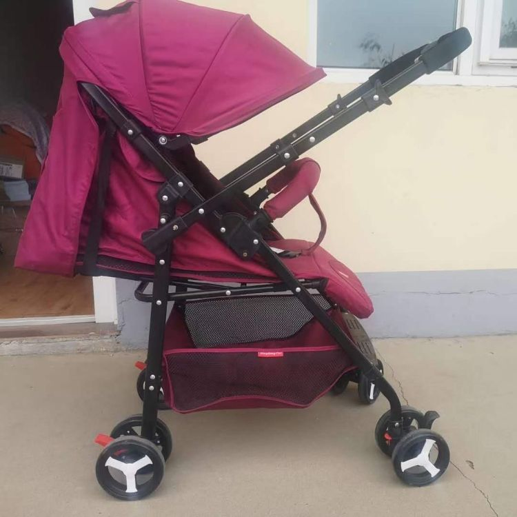 High Quality and Low Price All-Season Baby Two-Way Stroller 0-3 Years Old Lightweight Shockproof Folding Stroller