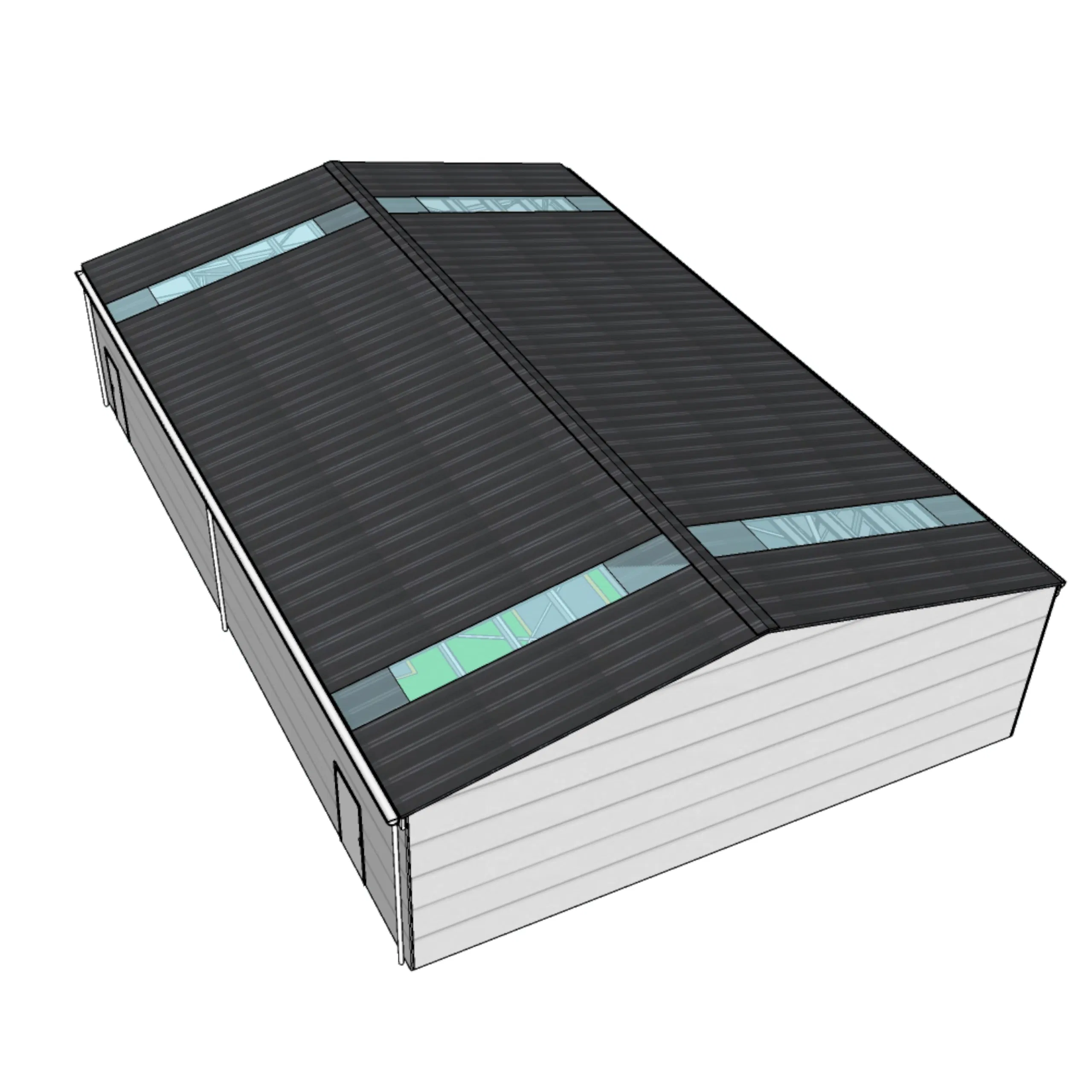 Perfab China Wholesale Customized ISO CE Steel Structure Building Material of Pre-Engineered Light Metal Steel Structure Warehouse with Daylighting Panels