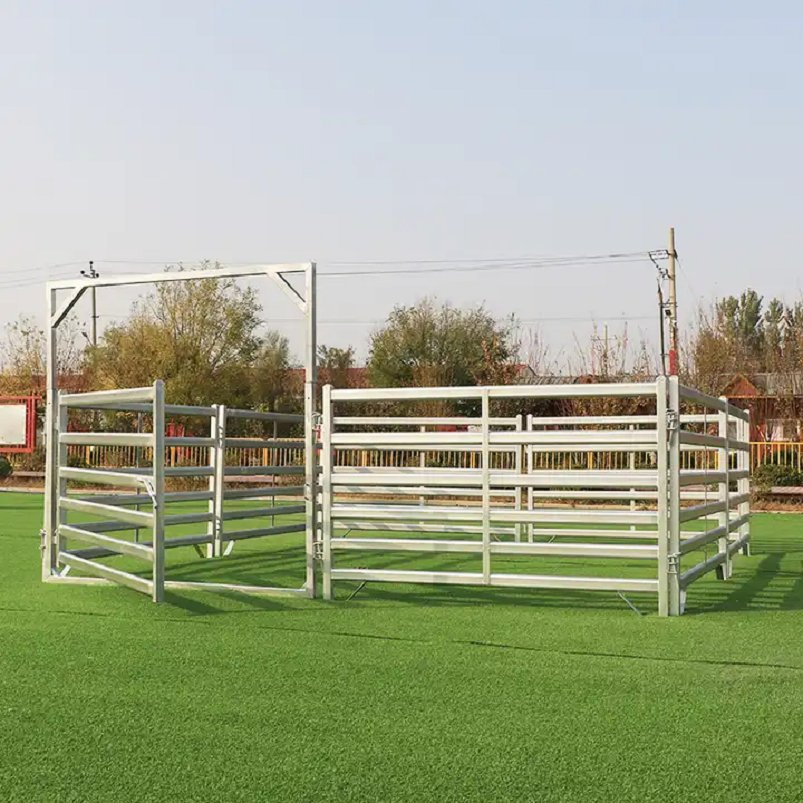 Corral Fence Portable Galvanized Cattle Panel Steel Horse Fence Farm Fence and Gates
