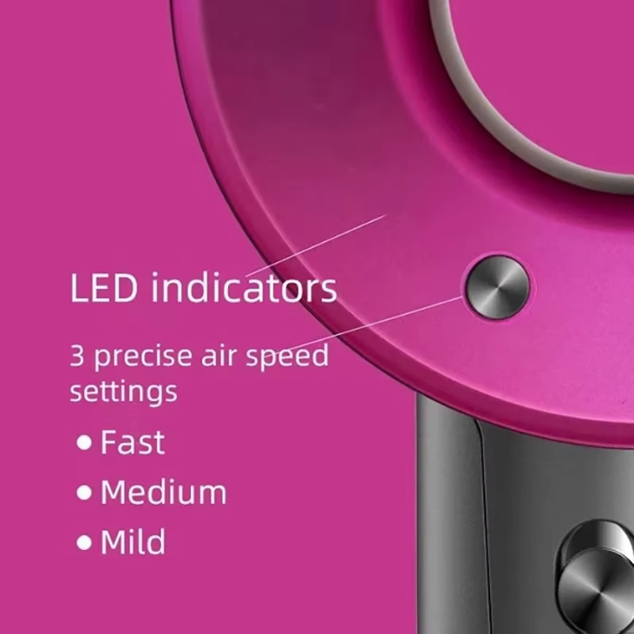 Hair Dryer 110000 Rpm Professional High-Speed Blow Dryer 500 Millions Negative Lonic Care Hair Dryer for Fast Drying Low Noise Thermo-Control Hairdryer