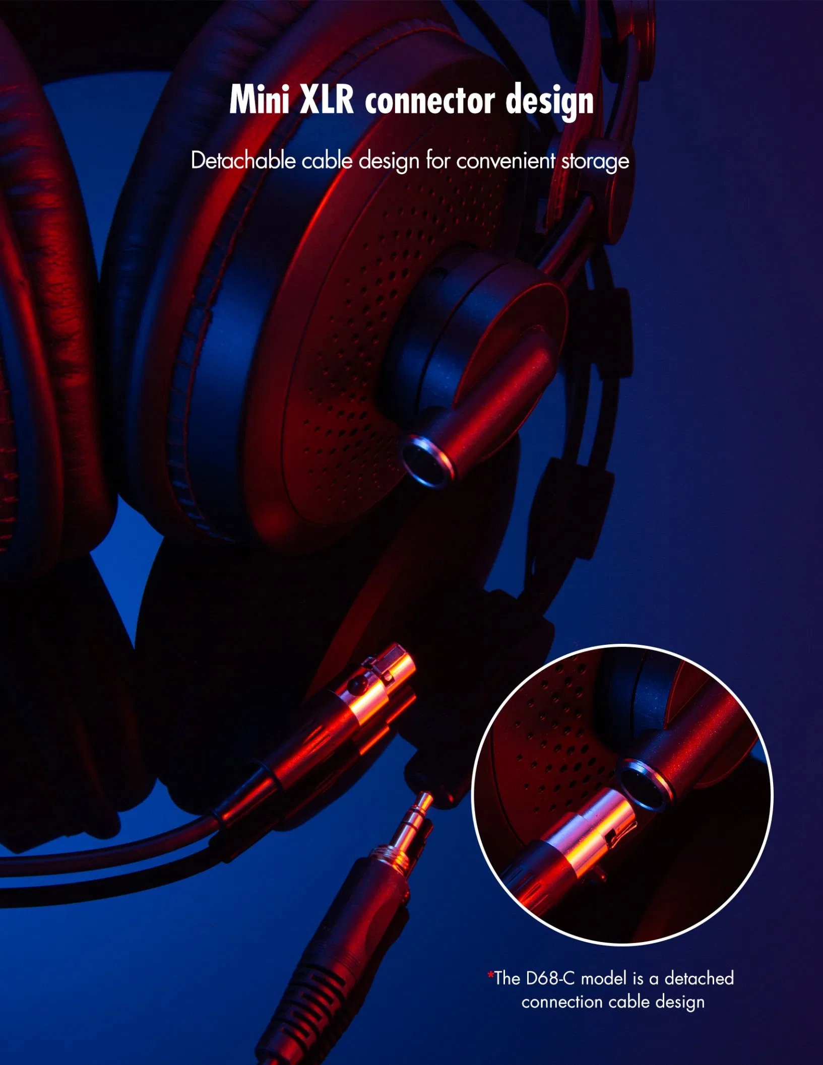 Precision Wired Headphones: Durable Over-Ear Monitor with Dedicated Gaming Backpack