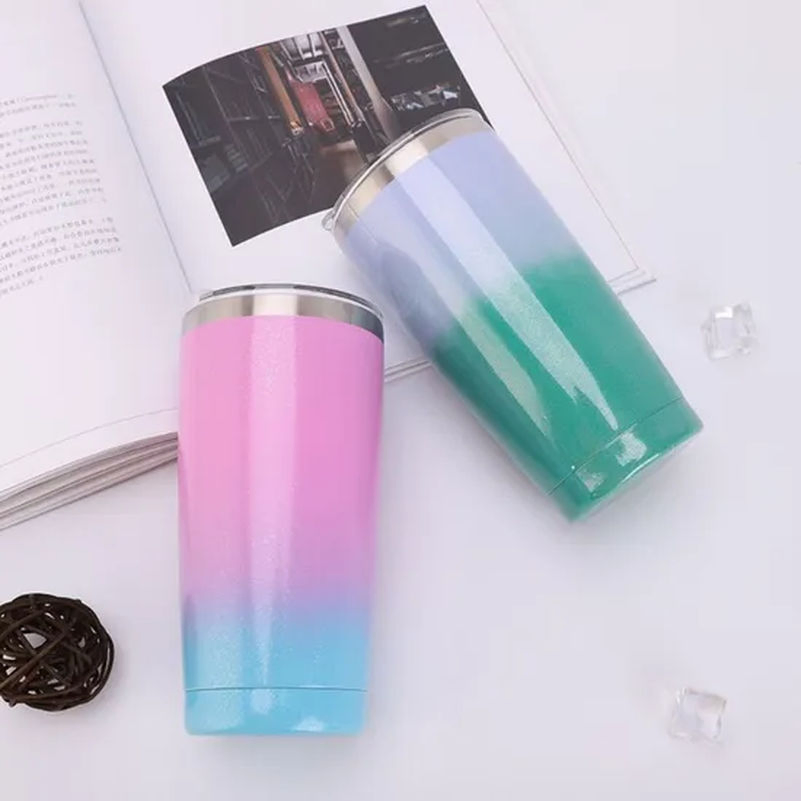 Coffee Tumbler Cup with Lid and Straw Travel Mug Tg013_2