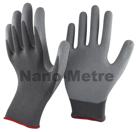 Nmsafety 13G Grey Polyester Latex Palm Coated Gloves