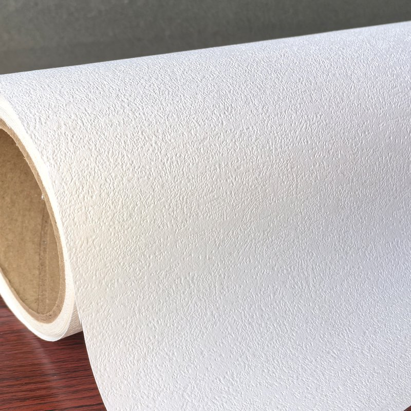 Scratch-Resistant Non Woven Wallpaper White Blank Digital Printing Wallpaper