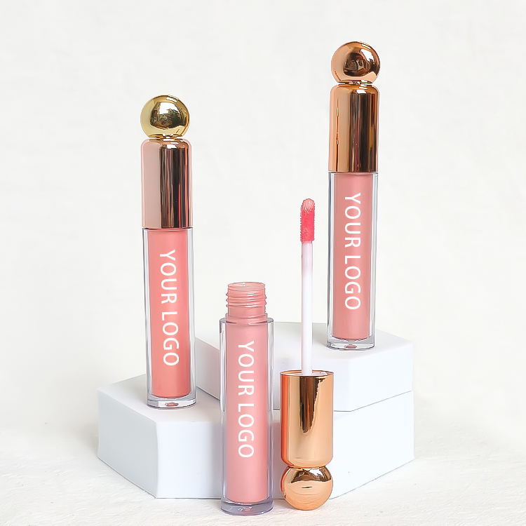 Стойкий розовый блеск для губ с высокой пигментацией