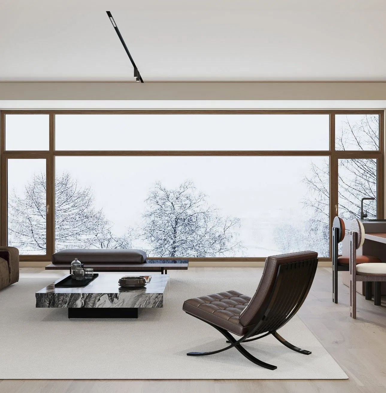 Premium Double Glazed Metal Wood Windows for Hotels