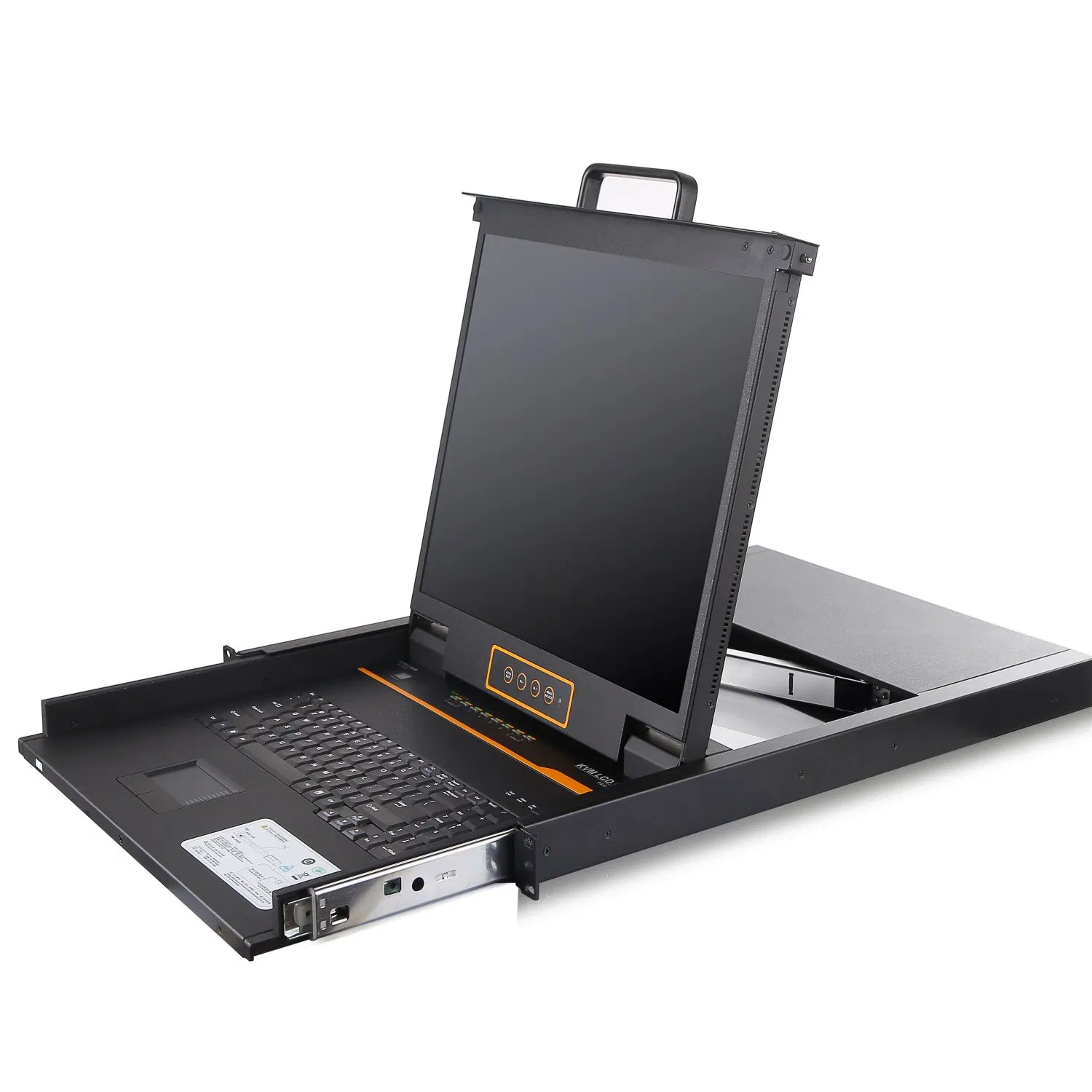 KVM-коммутатор 8 портов USB+HDMI, 1U, с LCD