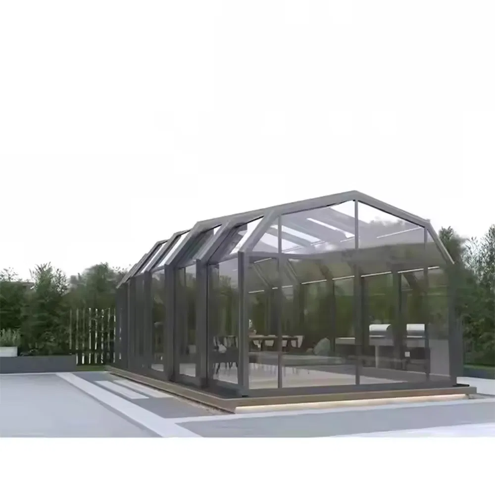 Manual or Motorized Telescopic Sunroom Easy to Operate