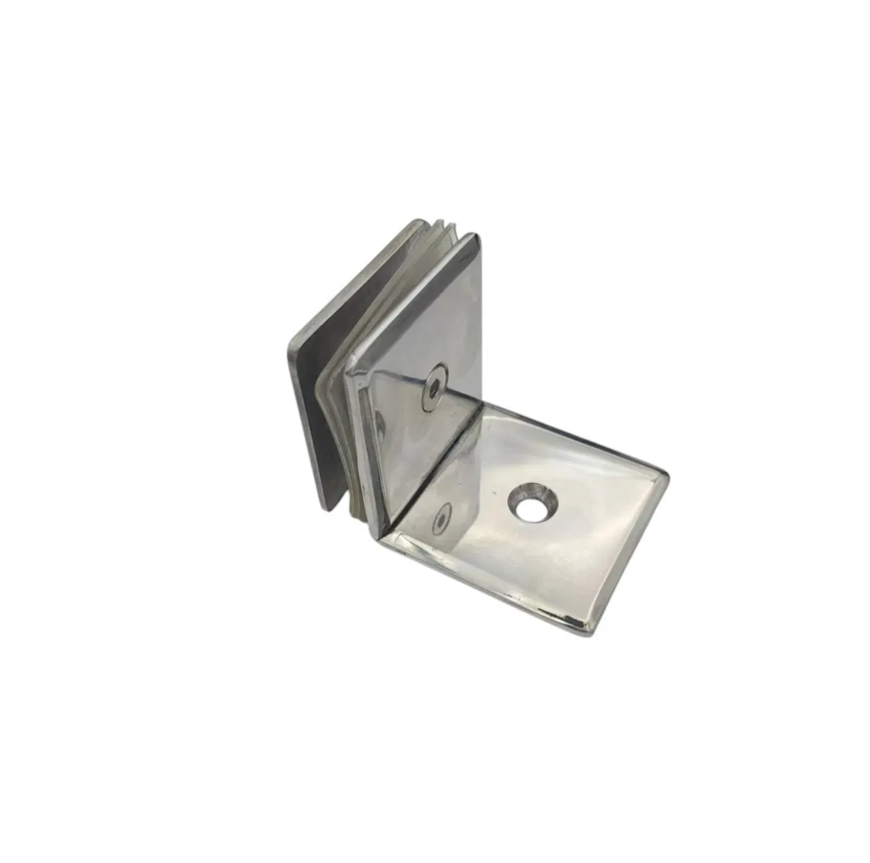 Bathroom Shower Enclosure Hardware Glass-Door Clamp