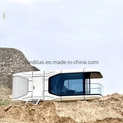 Mobile Aluminum Alloy Capsule Hotel Camping Prefab Capsule House