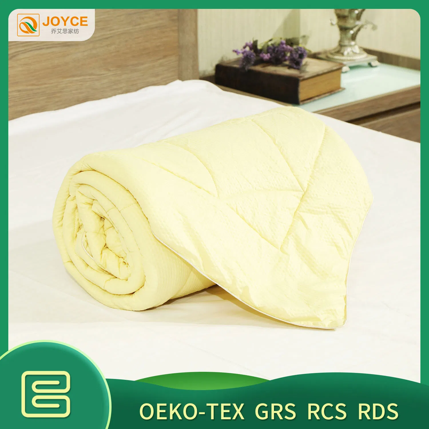 Chinese Factory Wholesales Pongee Polyester Cover Comforters for Adult